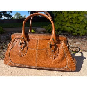 Banana Republic 100% Genuine Leather Brown Handbag One Size